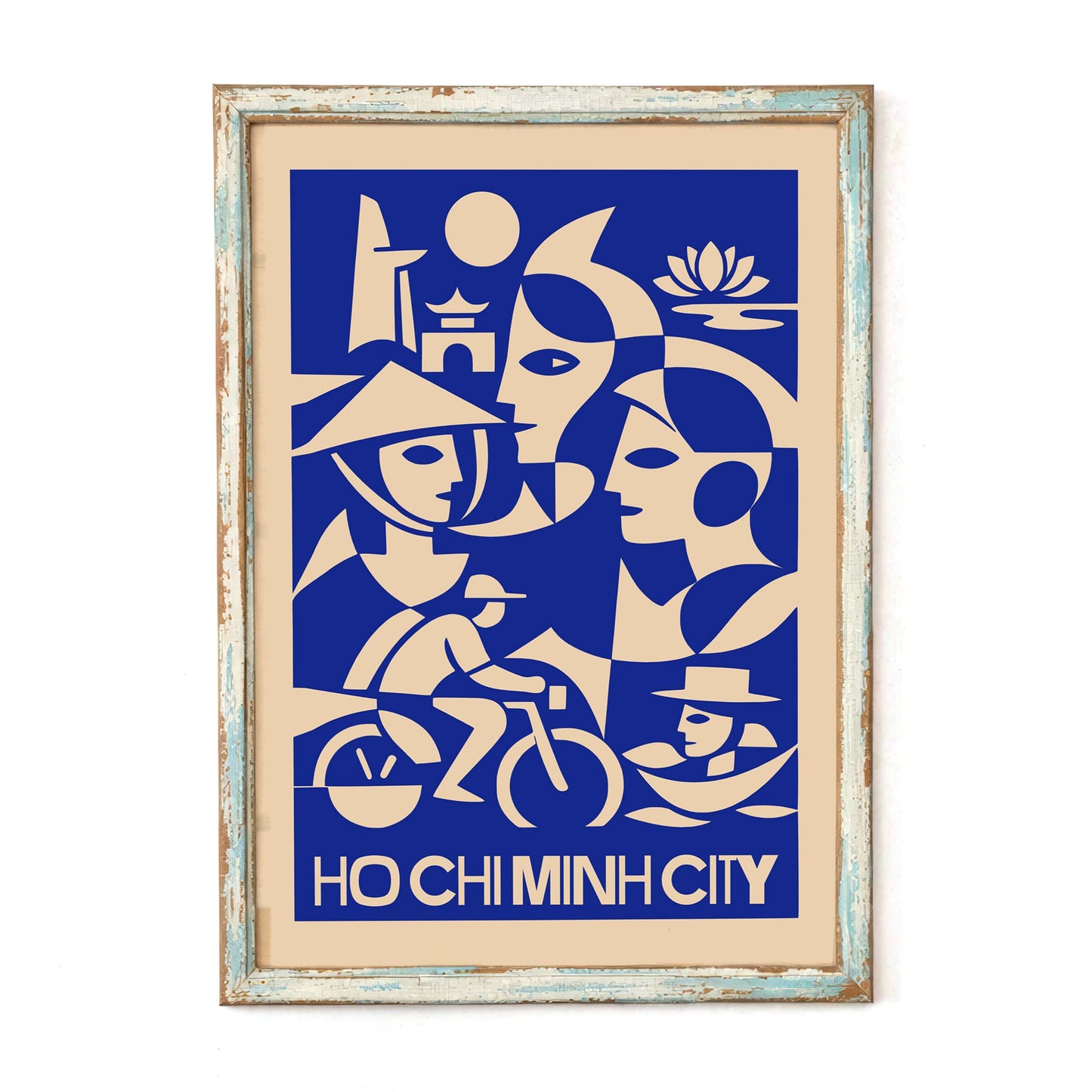 Ho Chi Minh City Travel Poster
