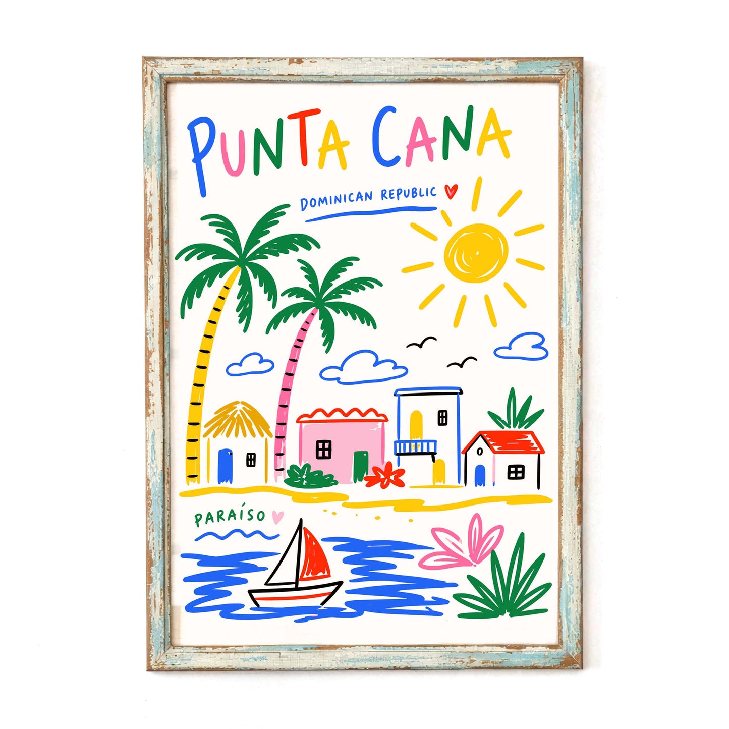 Punta Cana Tropical Beach Print