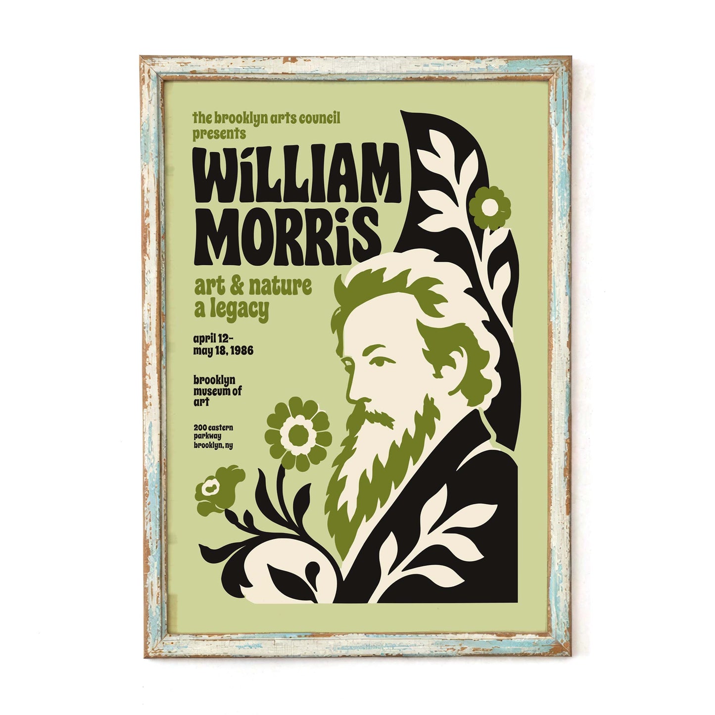 William Morris Exhibition Poster Print