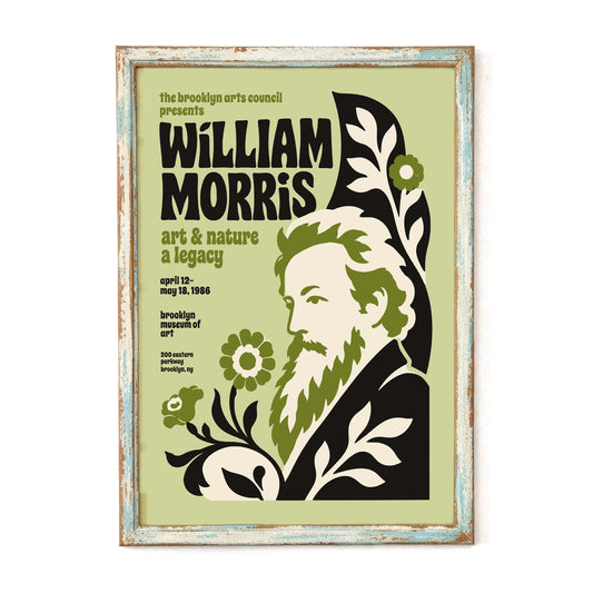 William Morris Exhibition Poster Print