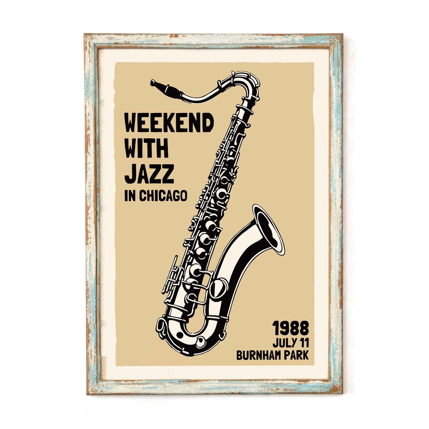 Chicago Jazz Weekend Poster