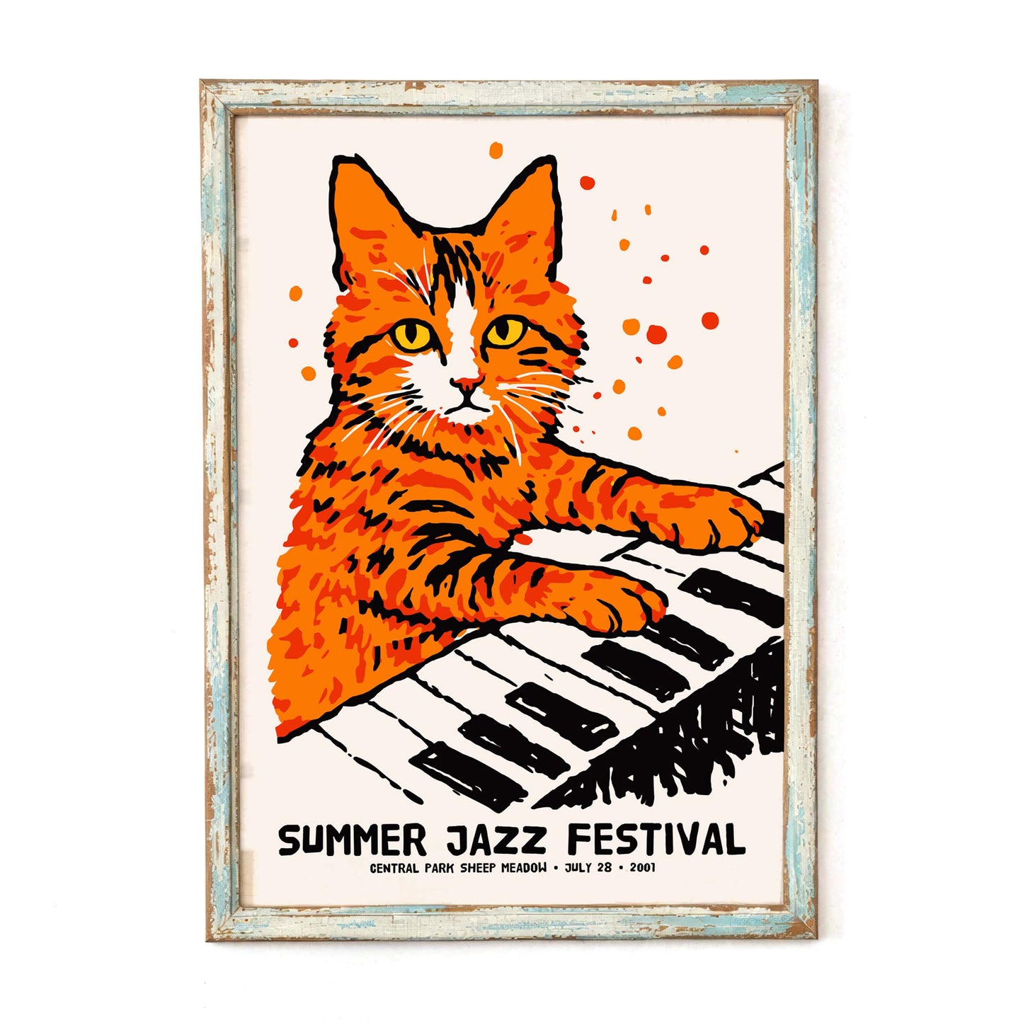 Summer Jazz Festival Poster Print
