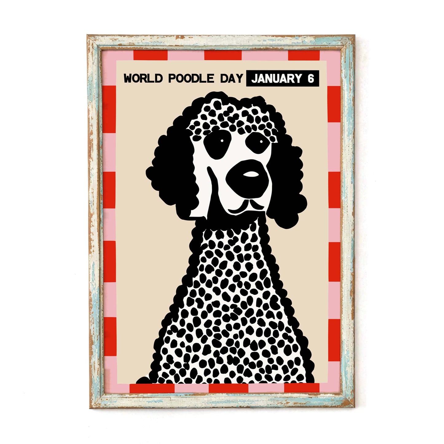 World Poodle Day Dog Poster Print