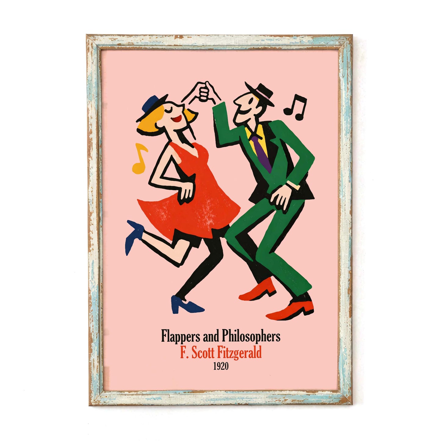 Flappers Philosophers Dance Poster Print