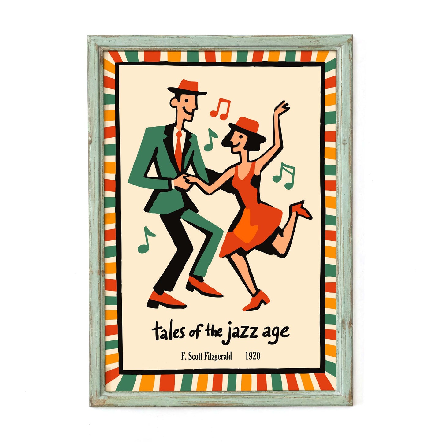 Jazz Age Dance Couple Print