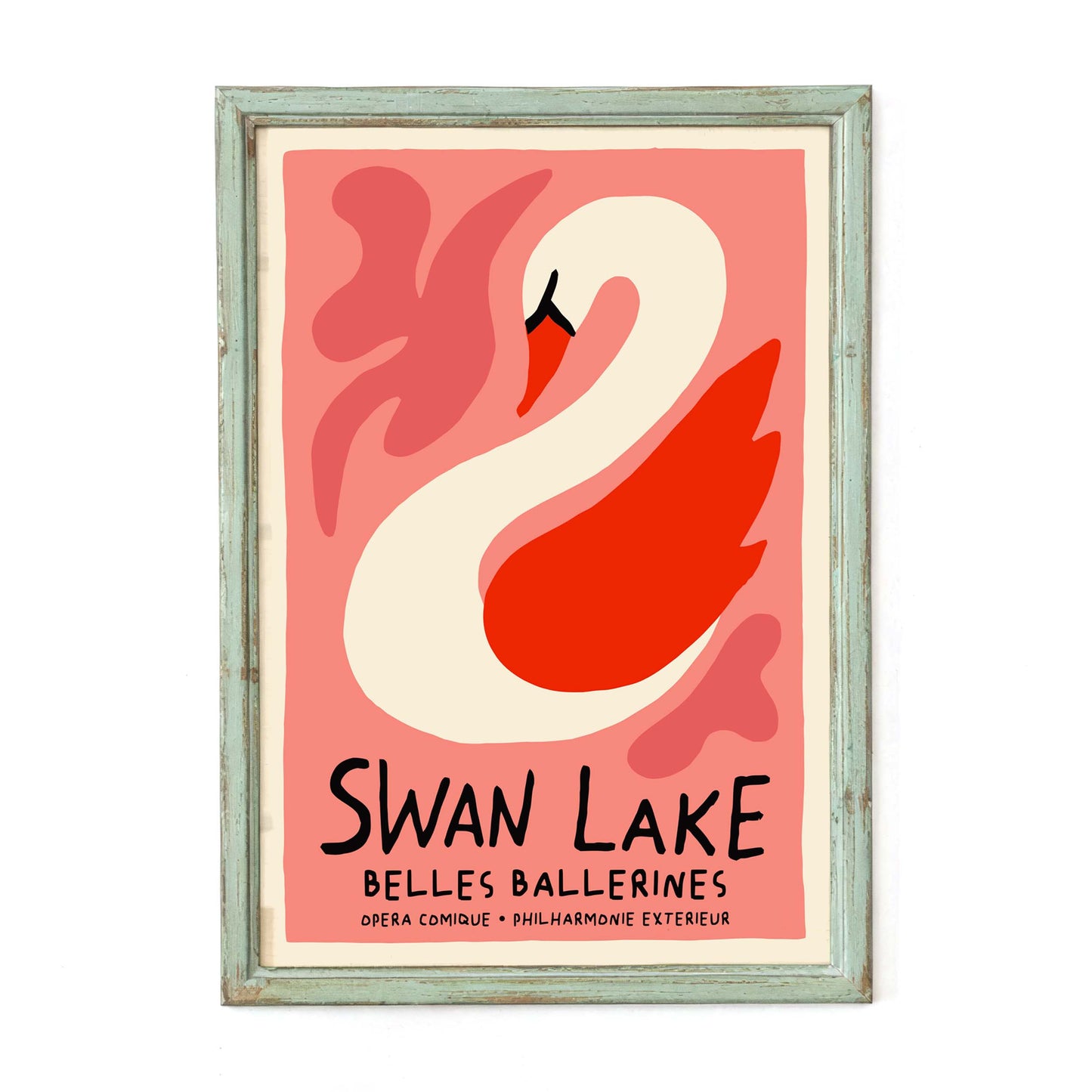 Swan Lake Ballet Poster