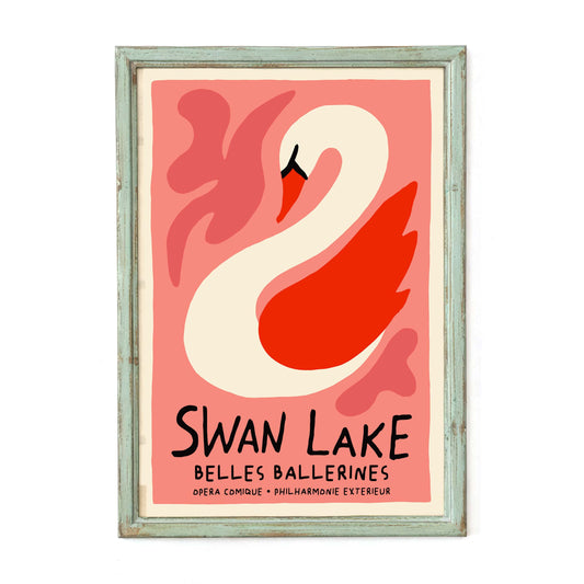 Swan Lake Ballet Poster