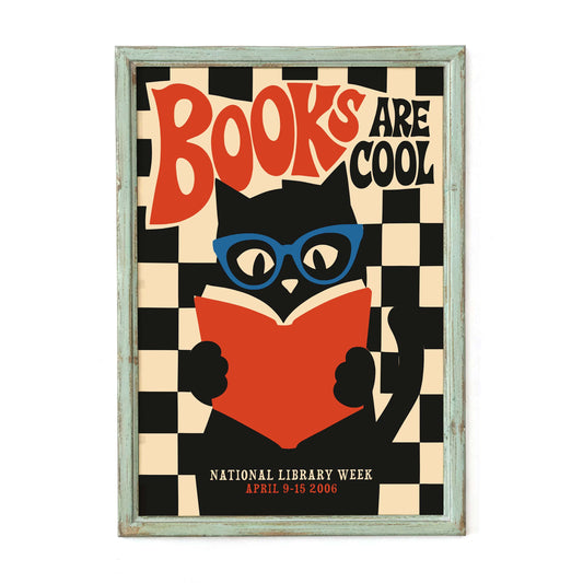 Books Are Cool Wall Art