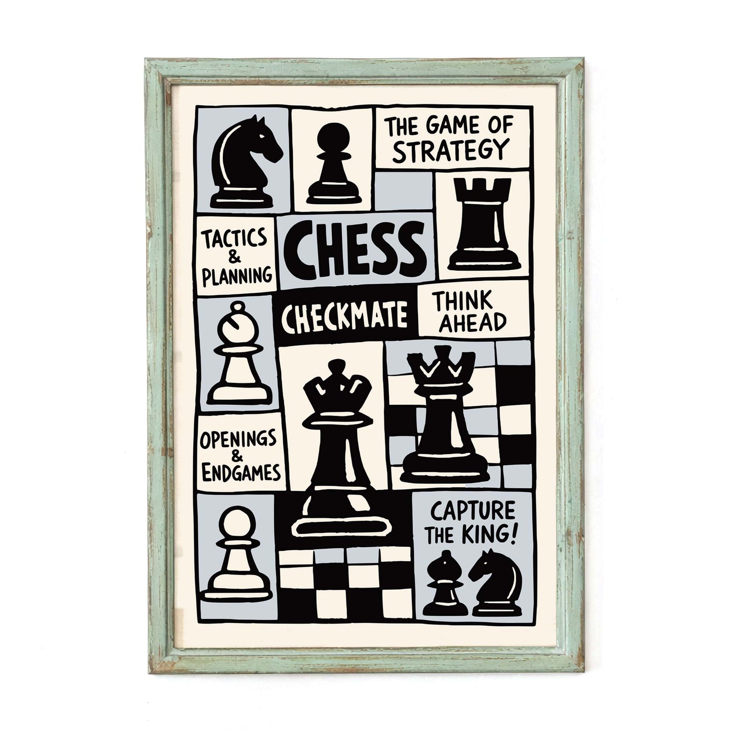 Chess Strategy Game Poster