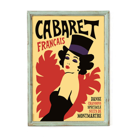 Cabaret Français Wall Art