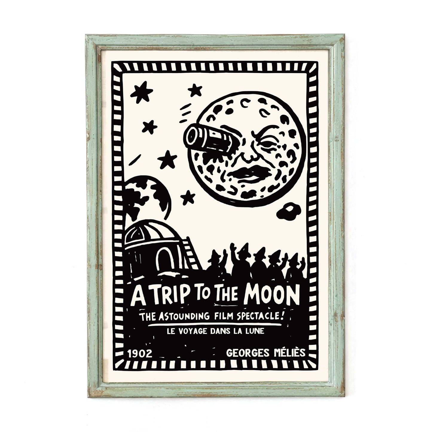 A Trip To The Moon Poster Print