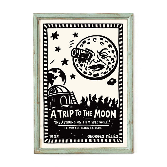 A Trip To The Moon Poster Print