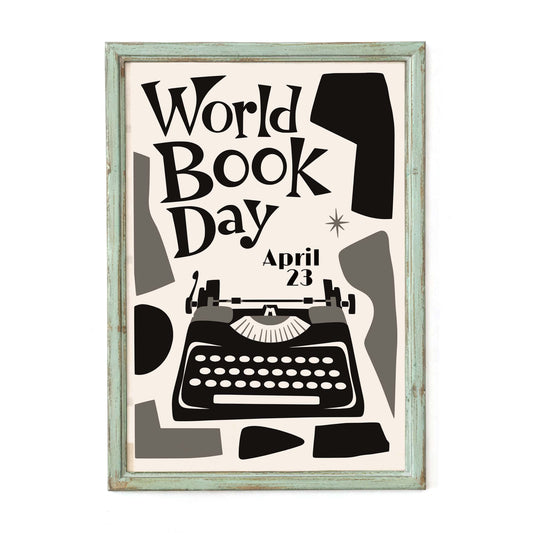 World Book Day Typewriter Poster