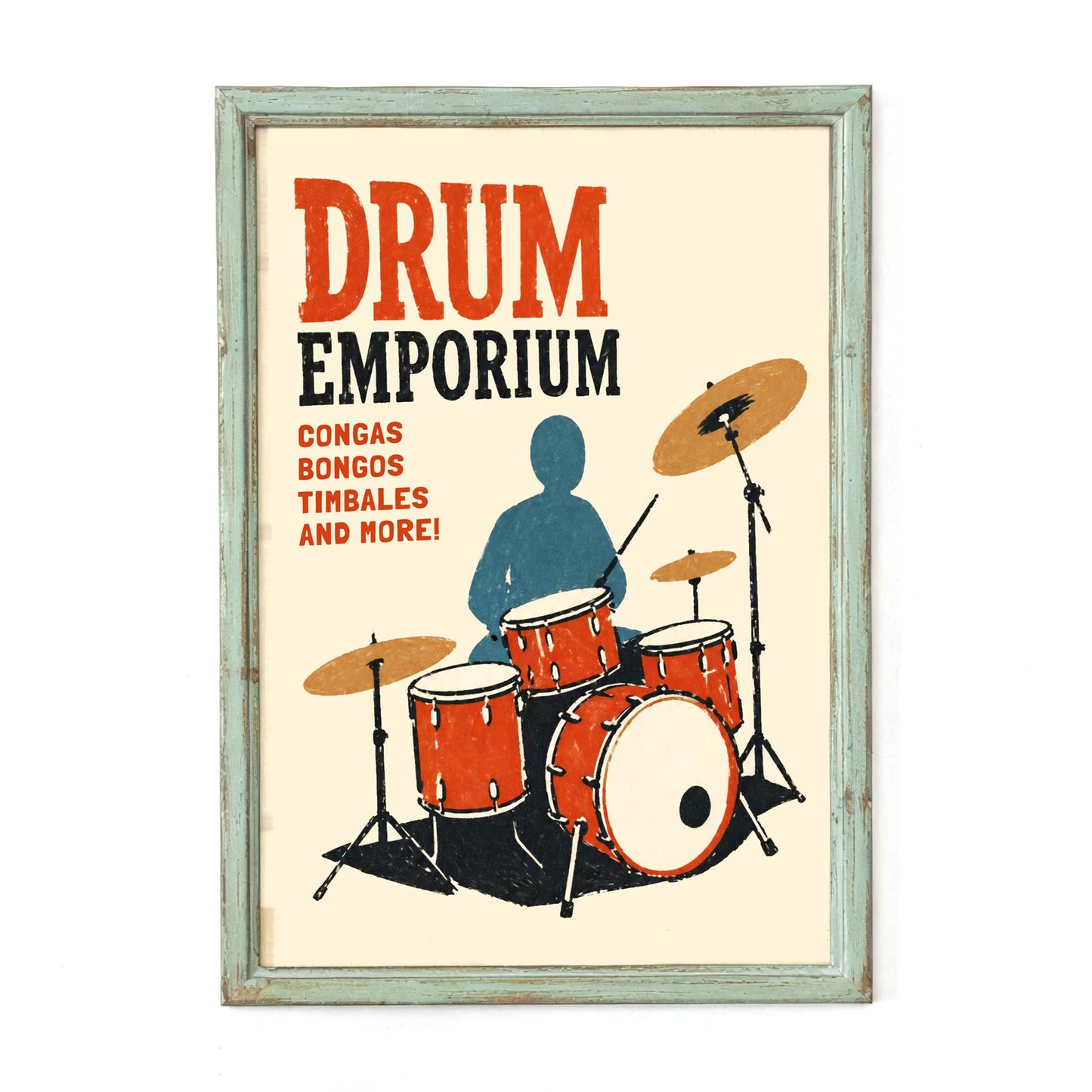 Drum Emporium Poster Print