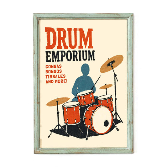 Drum Emporium Poster Print