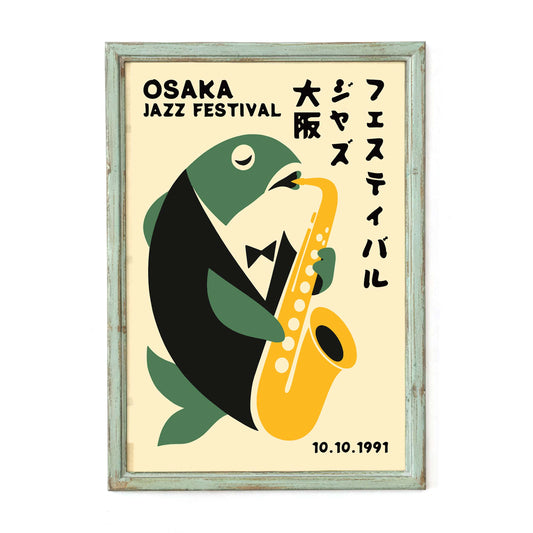 Osaka Jazz Festival Poster For Kitchen