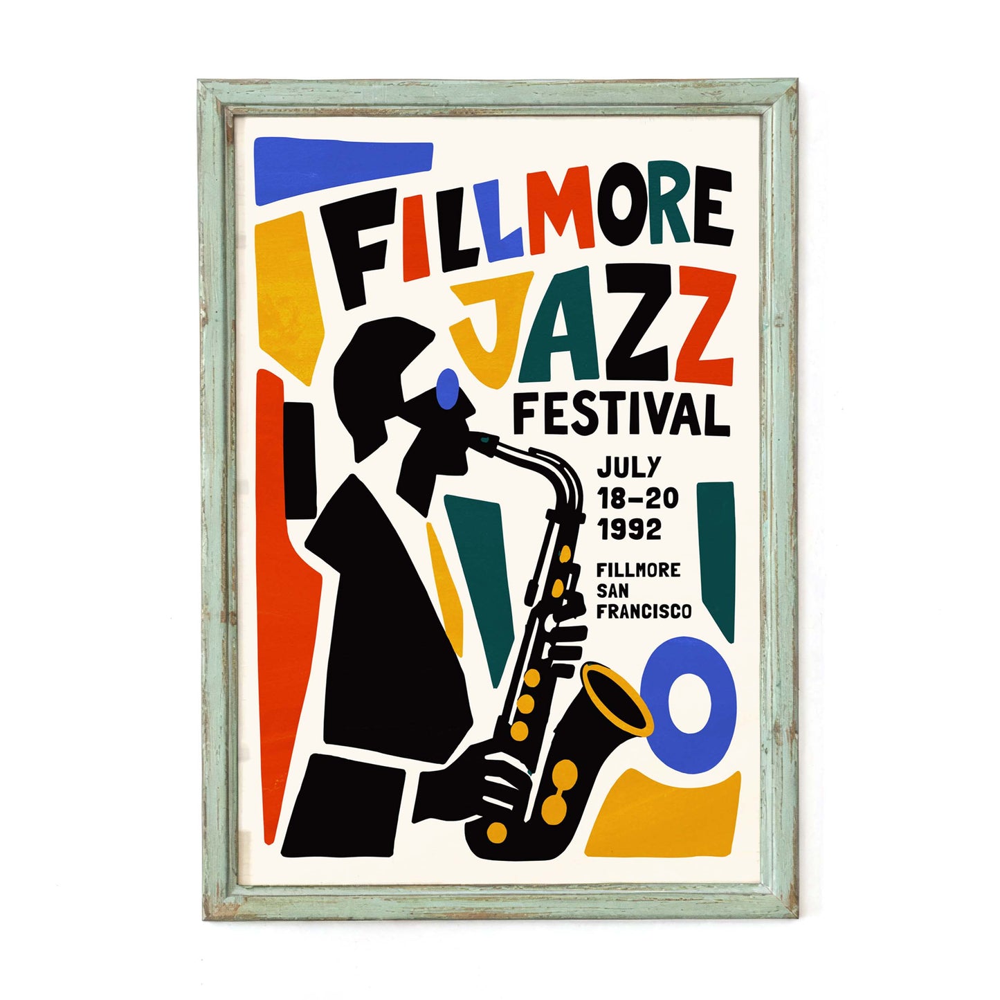 Fillmore Jazz Festival Poster Print