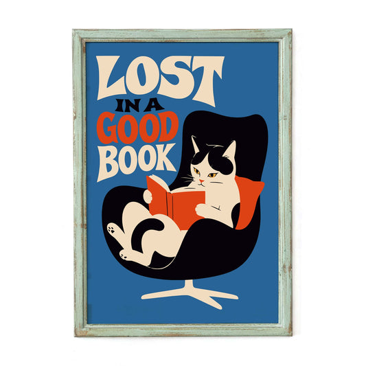 Lost In Good Book Wall Art