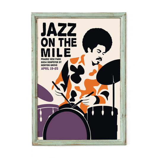 Jazz On The Mile Office Print