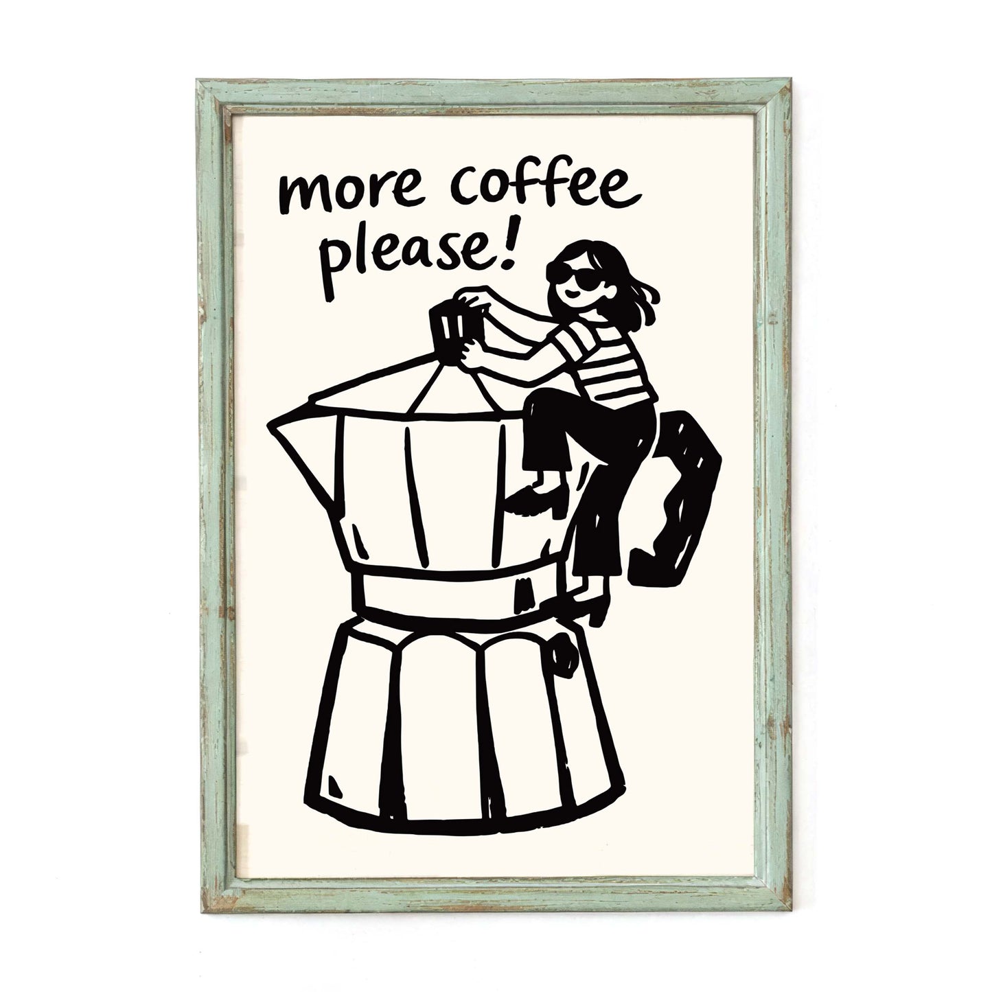 Coffee Lover Moka Pot Print