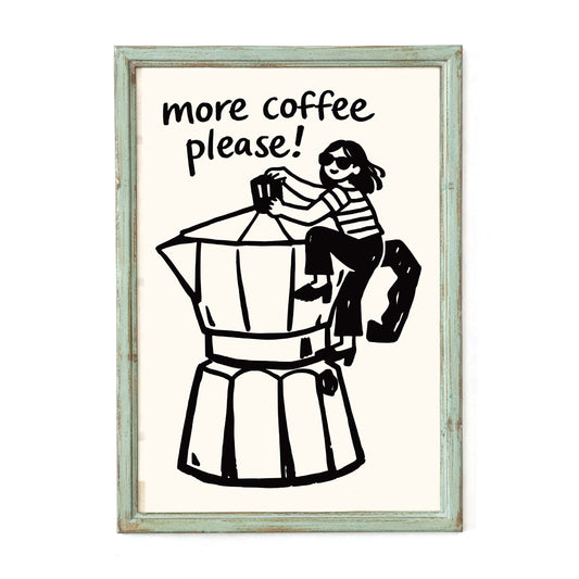 Coffee Lover Moka Pot Print