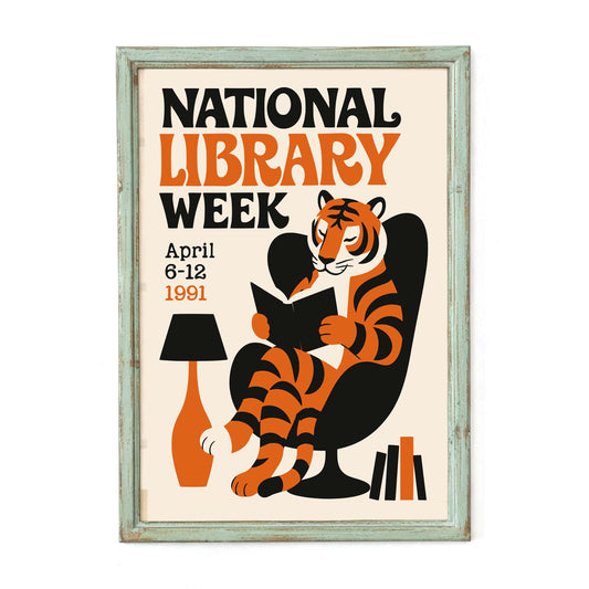 National Library Week Wall Art