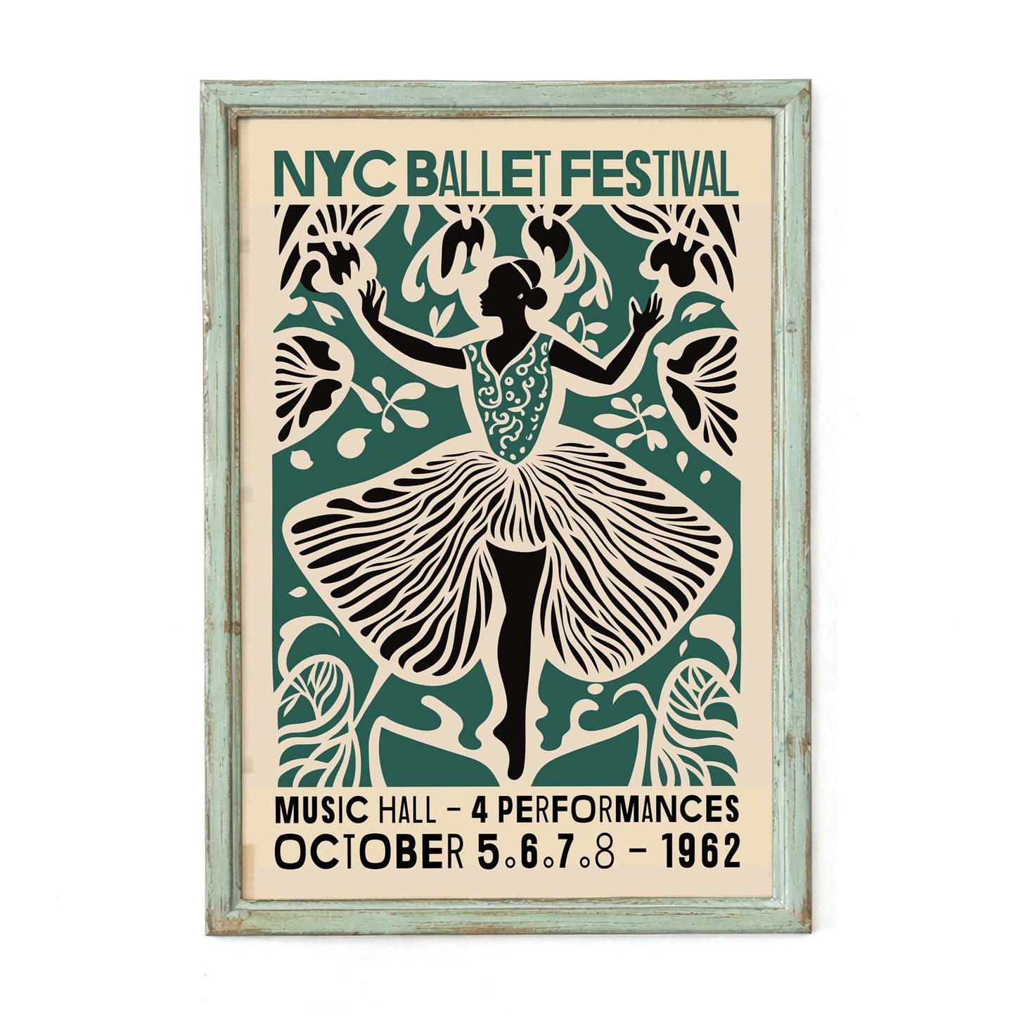 NYC Ballet Festival Poster Print