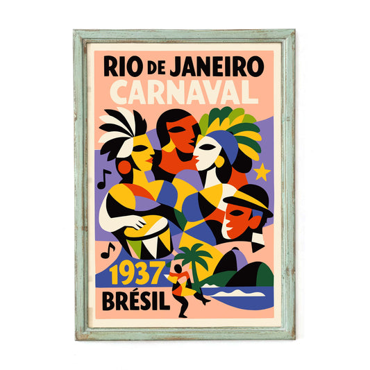 Rio De Janeiro Carnaval Poster