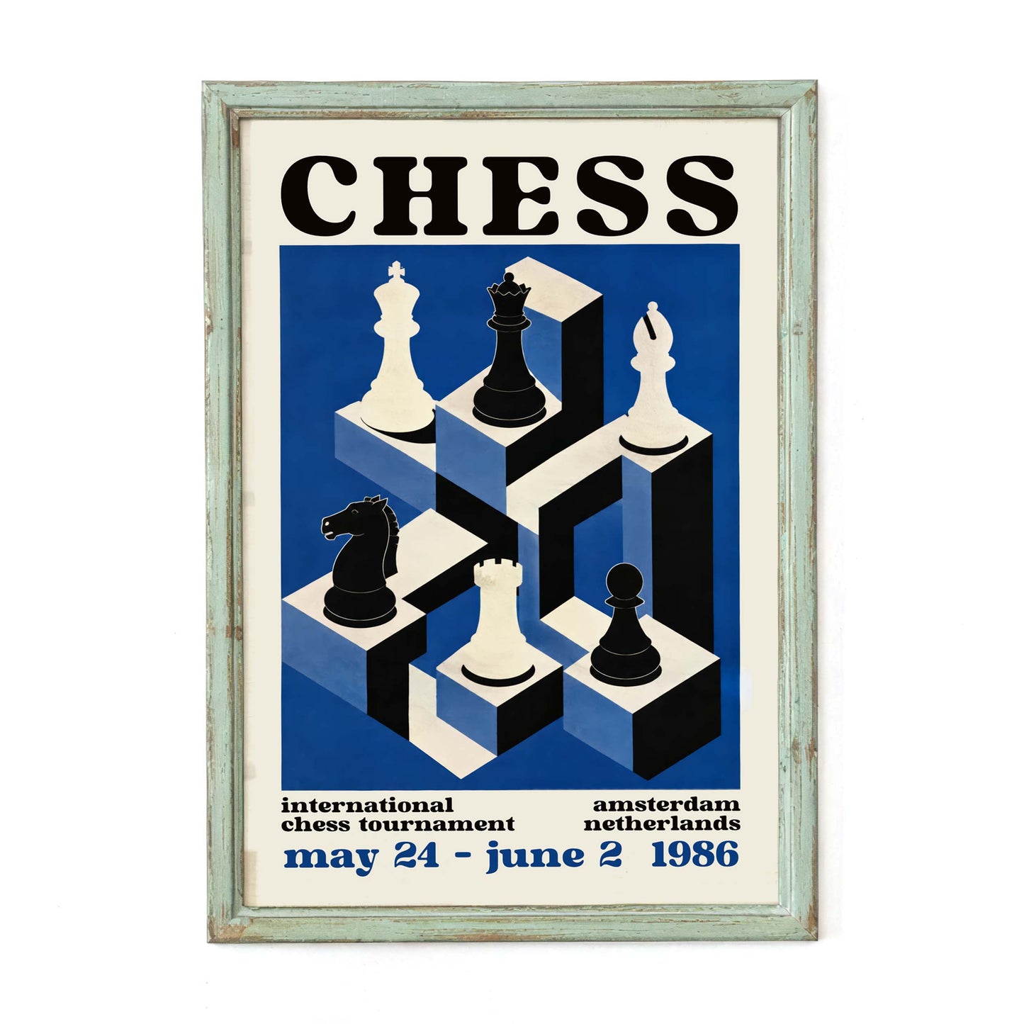 International Chess Tournament Poster Print