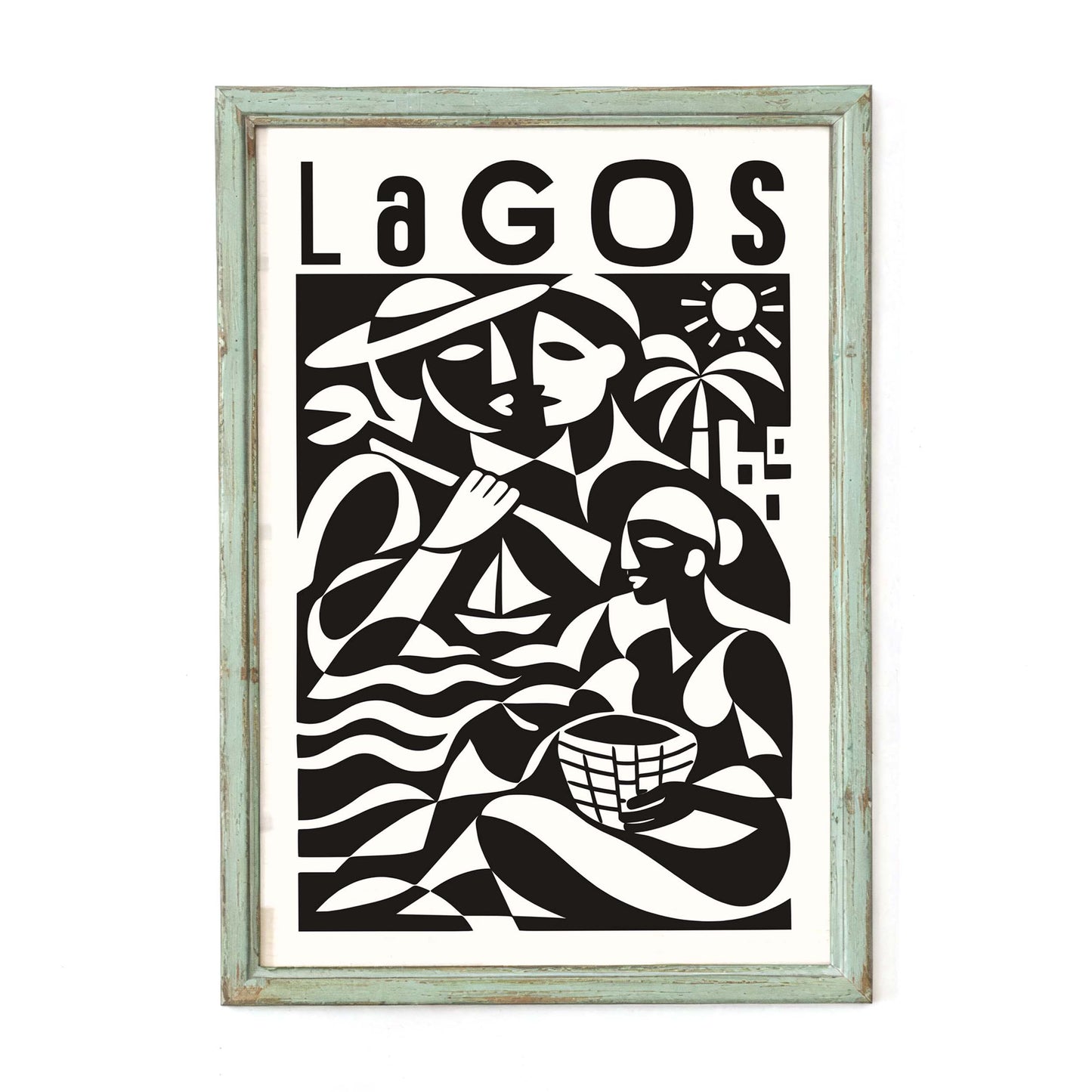 Lagos Travel Poster Print
