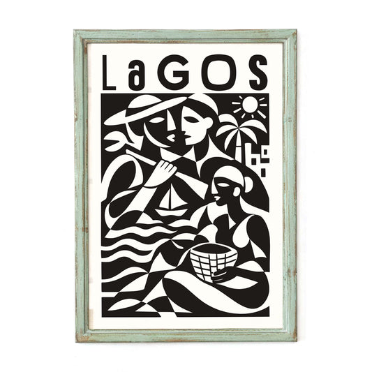 Lagos Travel Poster Print