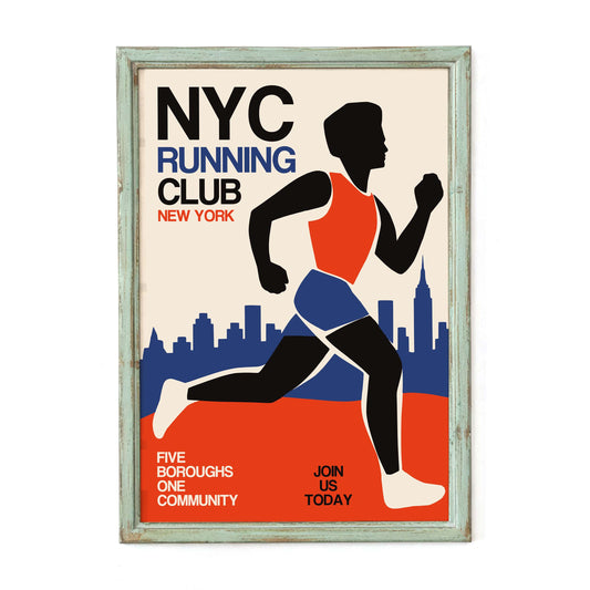 NYC Running Club Poster