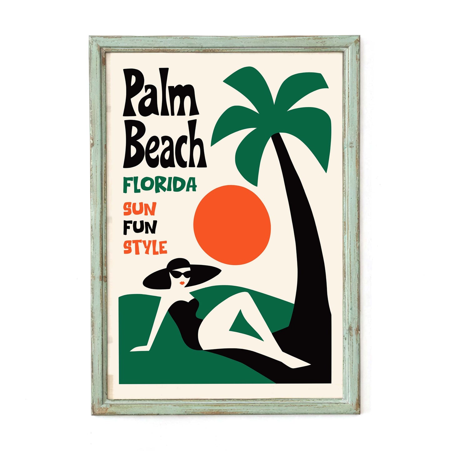 Palm Beach Florida Travel Print