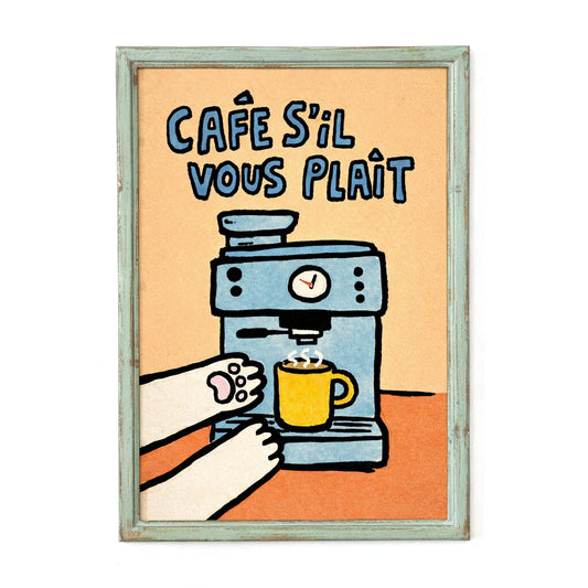 Cafe Sil Vous Plait Poster