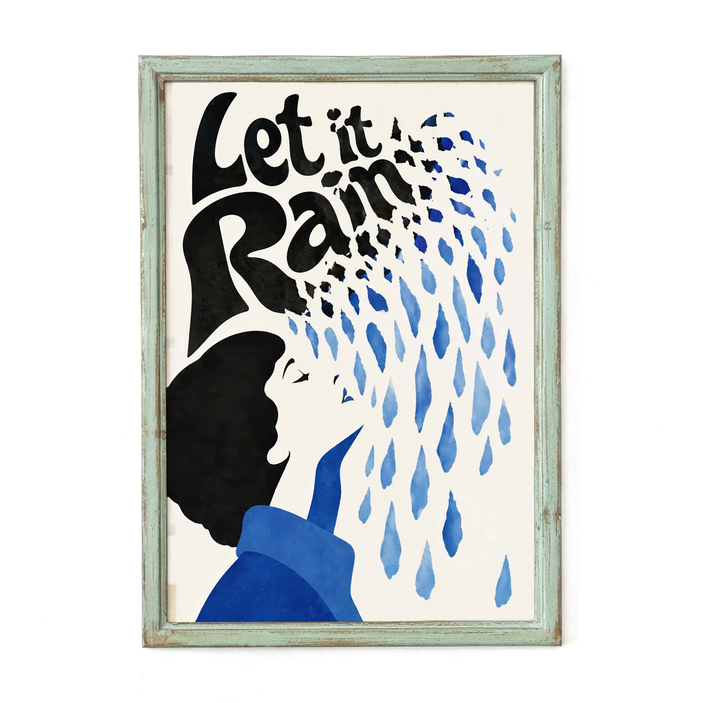 Let It Rain Wall Art