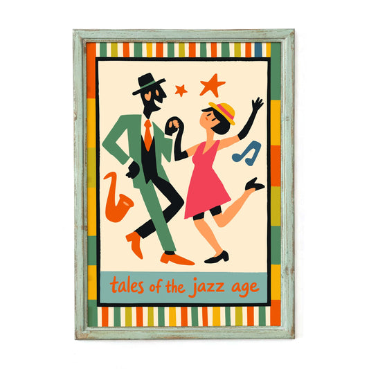Jazz Age Dancing Couple Wall Art