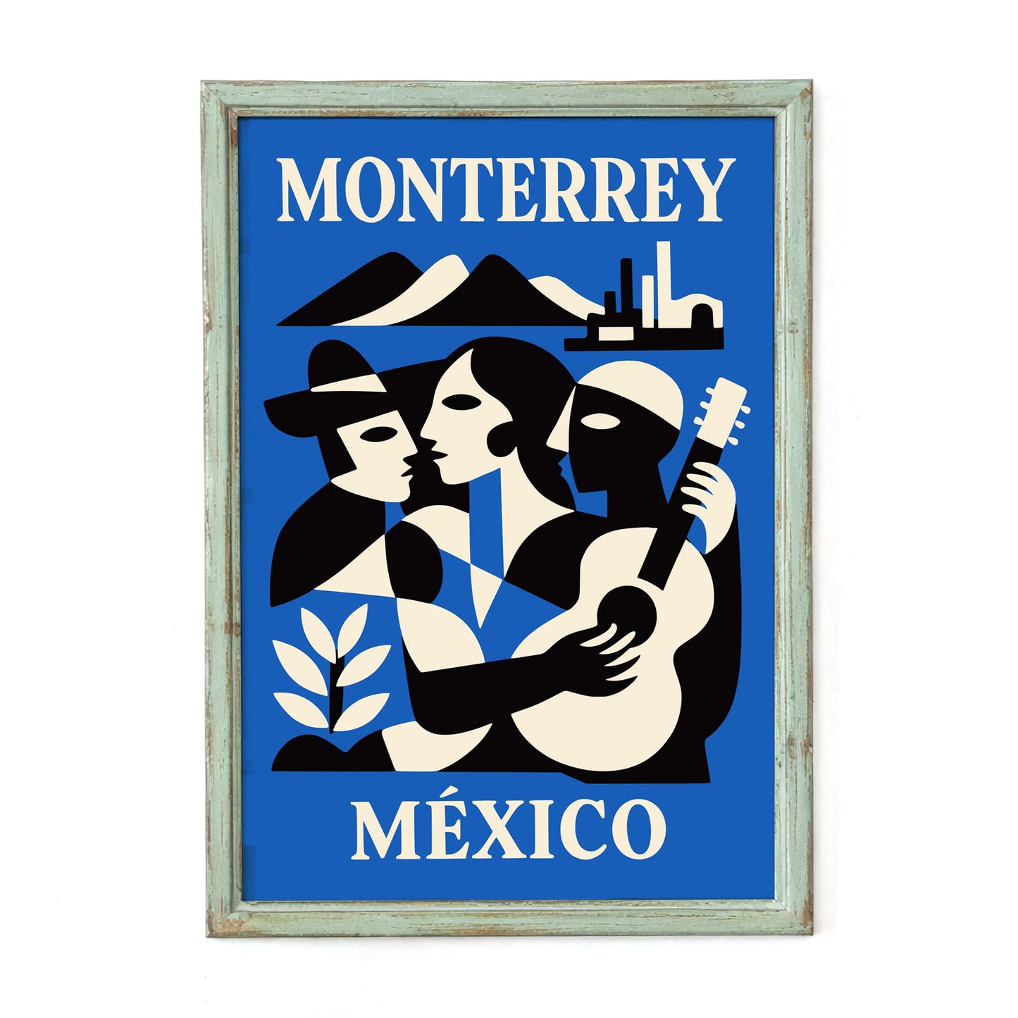 Monterrey Mexico Travel Poster