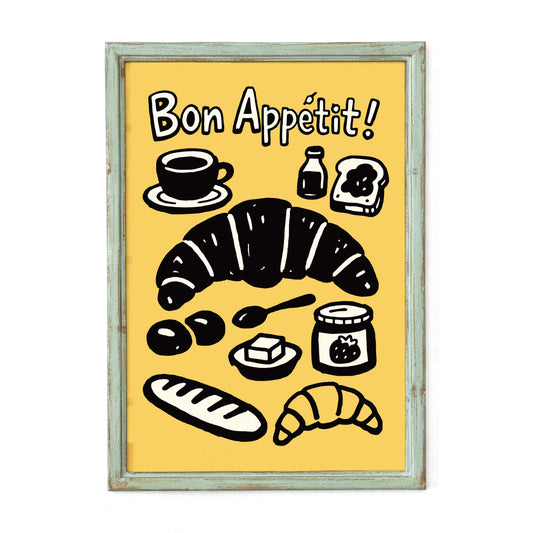 Minimal Breakfast Table Poster
