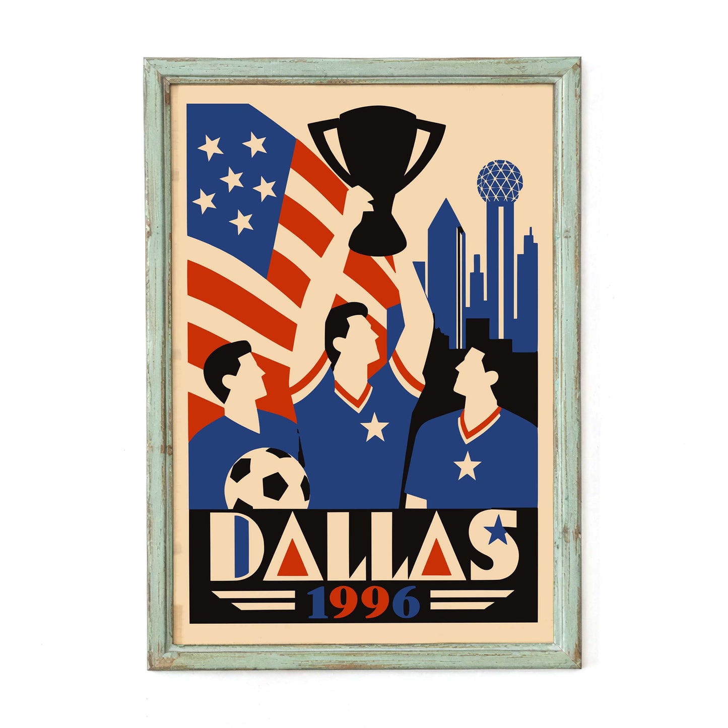 Dallas Soccer Cup Poster Print