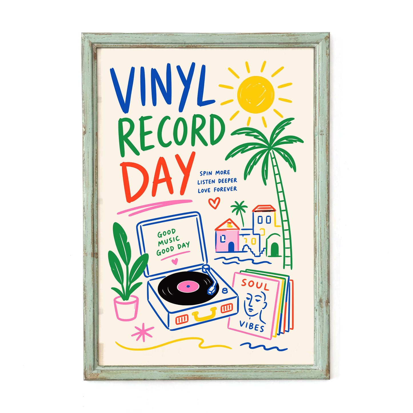 Vinyl Record Day Poster Print
