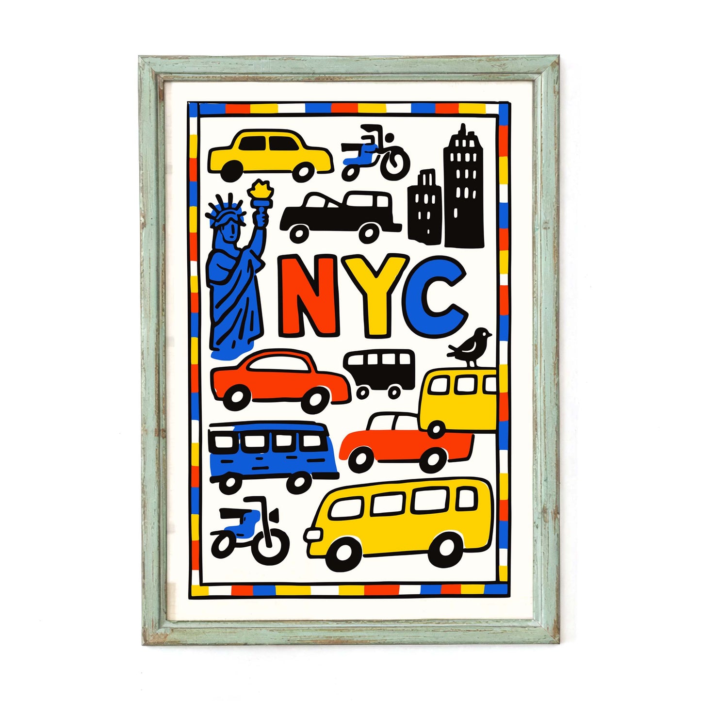 Strawberry Season Poster Wall Print