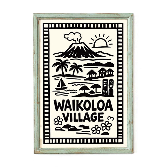 Waikoloa Village Hawaii Poster Print