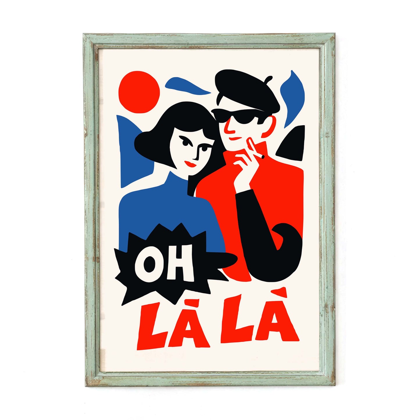 Oh La La Paris Poster