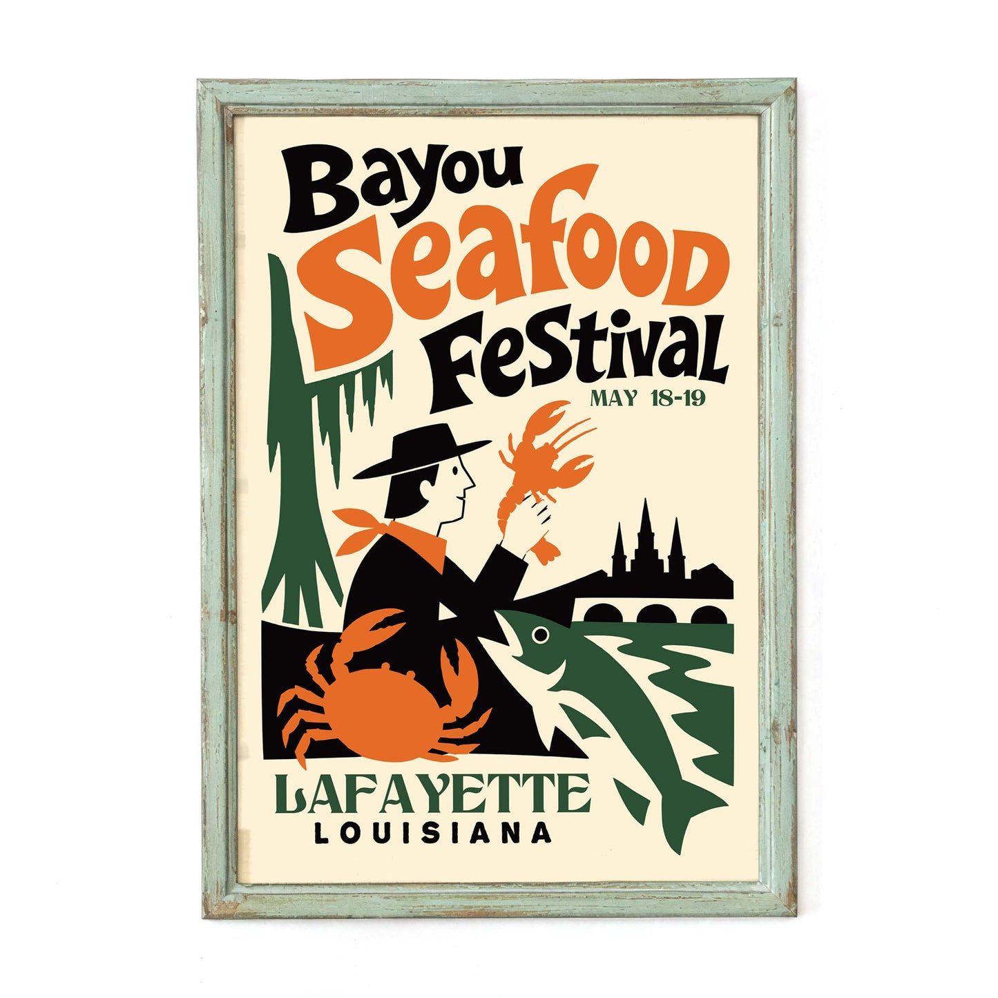 Bayou Seafood Festival Poster