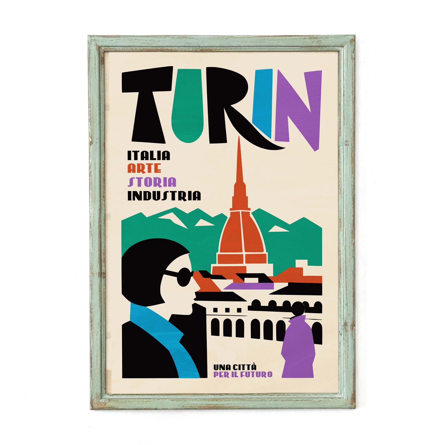 Turin Italy Travel Wall Art
