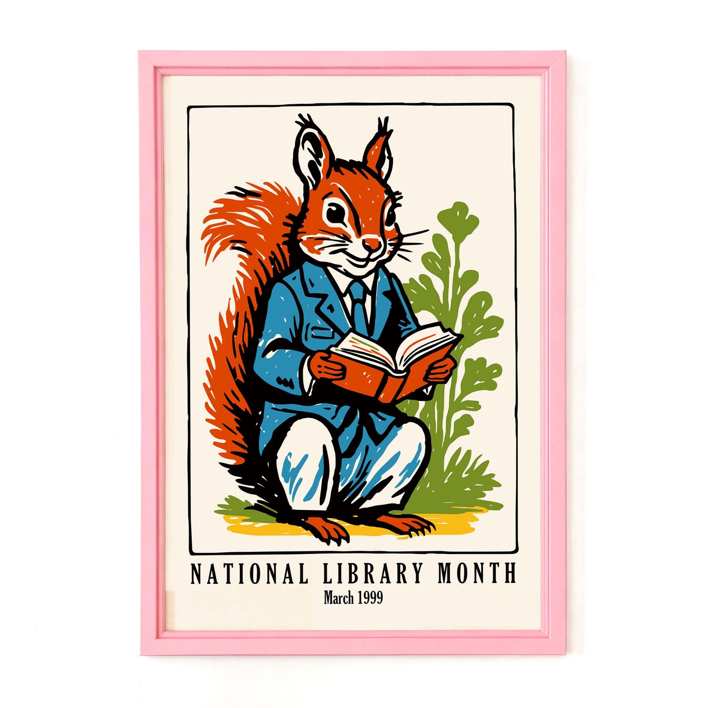 1999 National Library Week Poster Art Print