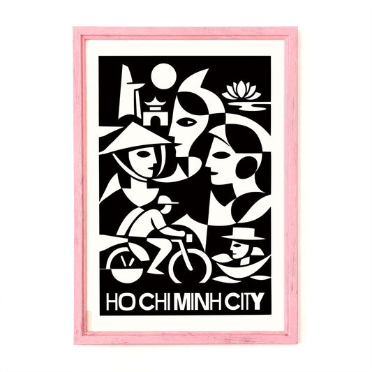 Ho Chi Minh City Travel Poster Print