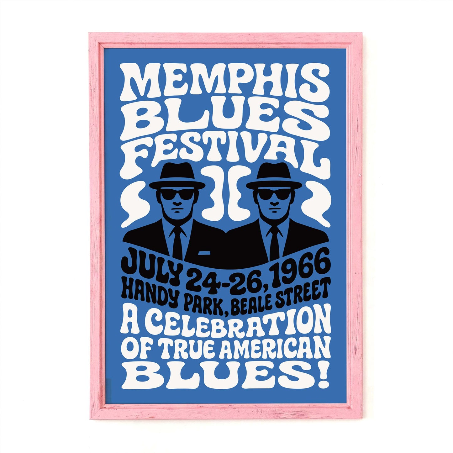 Memphis Blues Festival Poster