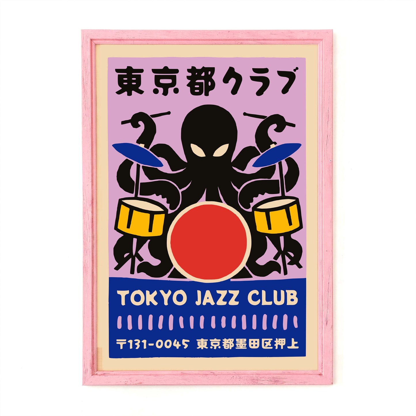 Tokyo Jazz Club Poster Wall Art