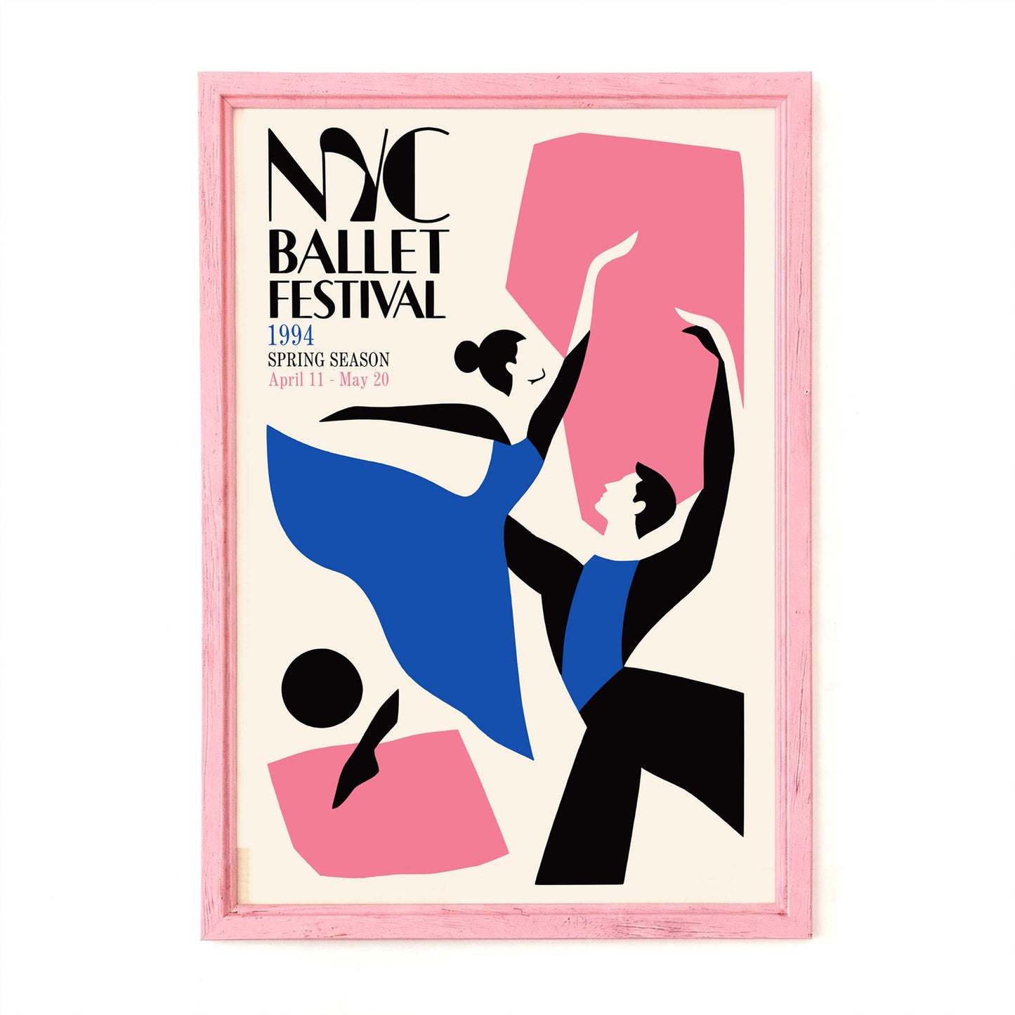 NYC Ballet Festival Poster Print